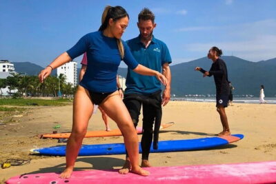 1 Hour Taster Surf Lesson at My Khe Beach