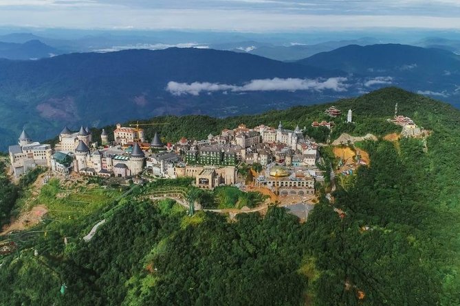 Ba Na Hills And Golden Bridge Fantasy Tour - Walking across the Golden Bridge