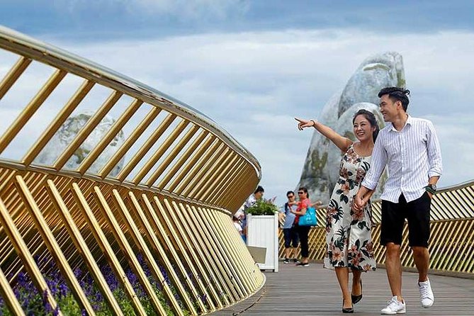 Ba Na Hills And Golden Bridge Fantasy Tour - French Village, flower gardens, and wine cellars