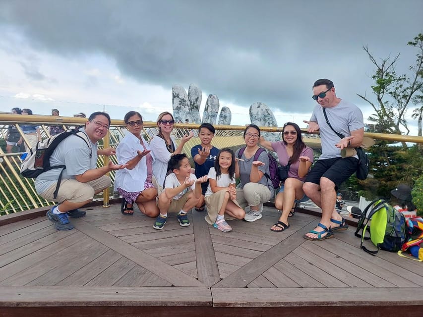 Ba Na Hills Golden Bridge Deluxe Max 12pax Group from DaNang - French Village and the midday buffet