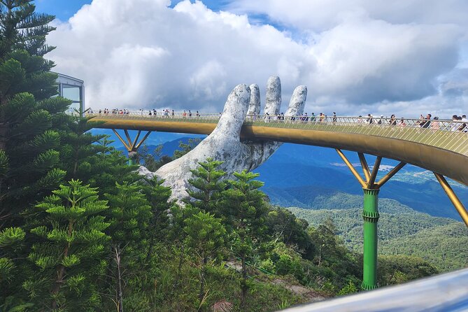 Ba Na Hills & Golden Bridge Sunset Private Tour - Riding the cable car to the summit