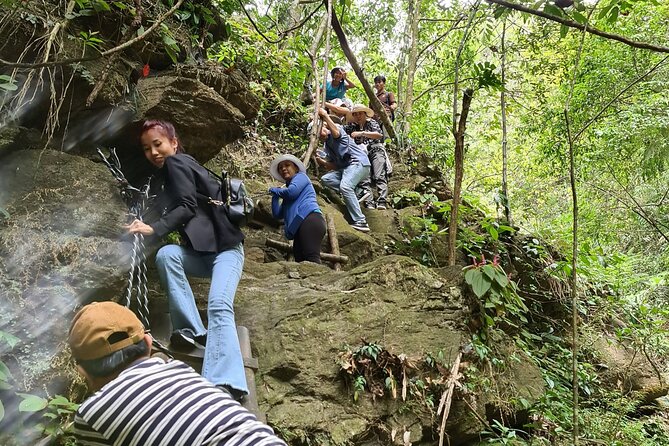 Bach Ma National Park trekking daily tour from Da Nang, Hoi An - The guides make a difference on rough ground