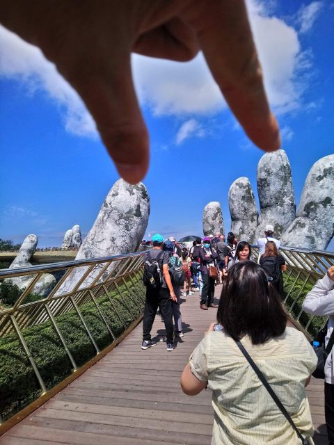 BaNa Hills - Golden Bridge Full Day Group Trip From Da Nang - The Golden Bridge and the best photo opportunity