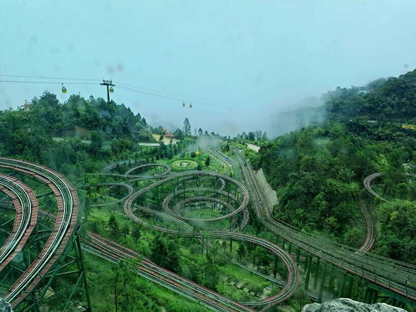 Bana Hills & Golden Hand Bridge Tour from Hoi An/ Da Nang - The ride up to Ba Na Hills