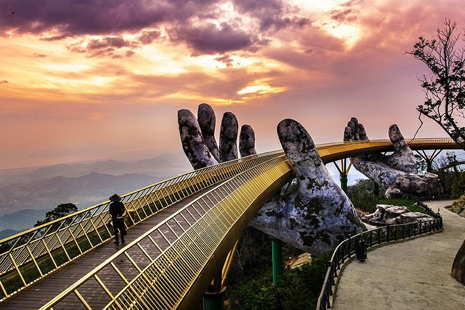Bana Hills - Golden Hands Bridge Private Tour - The Golden Bridge and its enormous hands