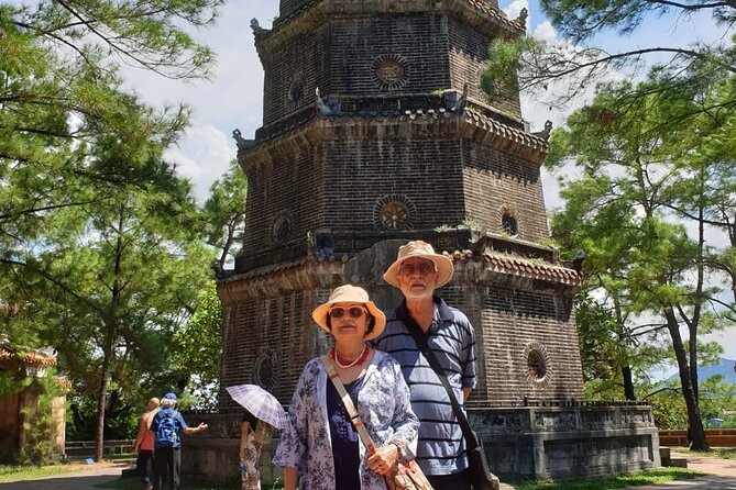 Best Tour/Transfer to Hue Imperial City from Da Nang/ Hoi An - Thien Mu Pagoda beside the Perfume River