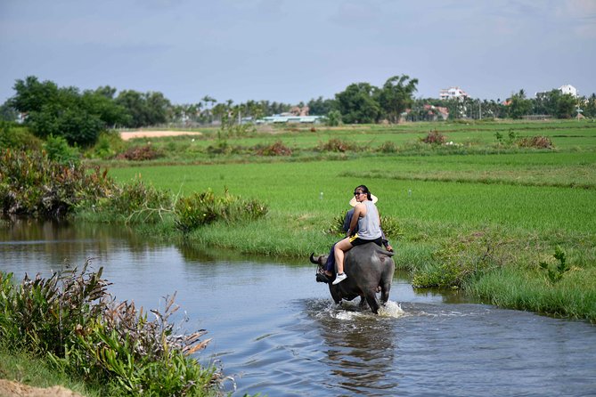 Buffalo Riding and basket boat tour from Da Nang/ Hoi An - Paddling through the water coconut forest
