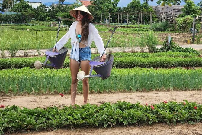 Coconut Jungle -Hoi An Villages -Marble Mountains Private Tour - Tra Que Vegetable Village shows the human side of the countryside