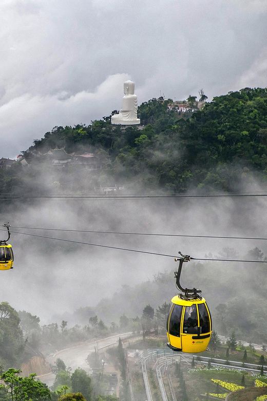 Da Nang: Ba Na Hills Cable Car and Golden Bridge Small Group - Reaching Ba Na Hills station and the 27-meter Buddha
