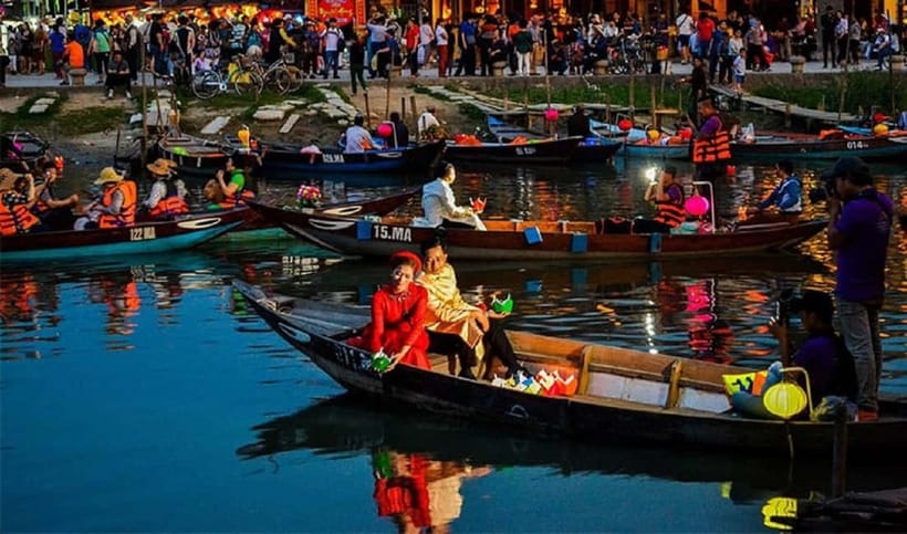 Da Nang : Basket Boat Ride - Hoi An City - Release Lantern - Crossing the 400-year-old Japanese Bridge