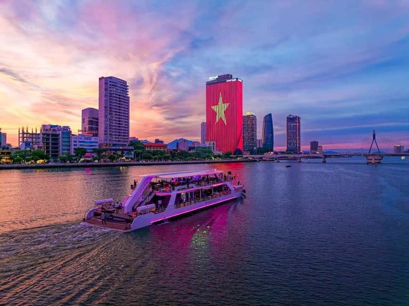 Da Nang: Experience a Magical Sunset Dinner Cruise in DN Bay - Welcome drinks, fruit, and the dinner menu