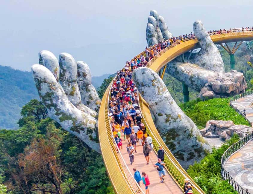 Da Nang: Golden Bridge, Marble Mountains & Monkey Mountain - Ba Na Hills and the Golden Bridge