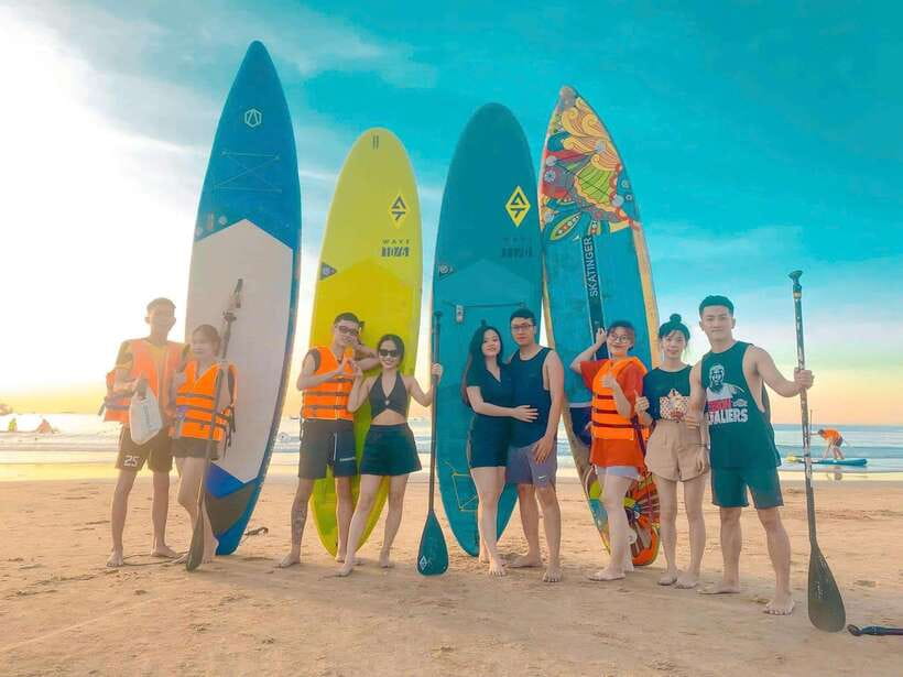 Da Nang: Man Thai Beach Stand-Up Paddleboarding Tour - Choosing between sunrise and a later session