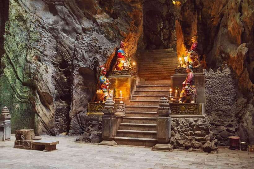 Da Nang: Marble Mountain, Am Phu Cave, and Lady Buddha … - The morning lunch option