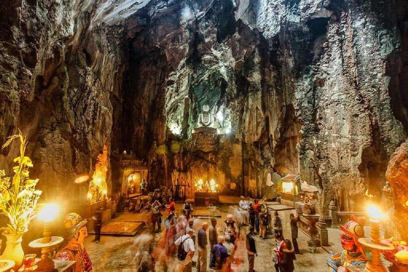 Da Nang: Marble Mountains, Am Phu Cave, and Linh Ung Pagoda - A local Vietnamese lunch adds a personal touch
