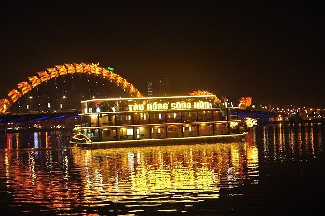 Da Nang Night Motorbike Tour & River Cruise Riding By Lady Rider - APEC Park and Da Nang’s modern center