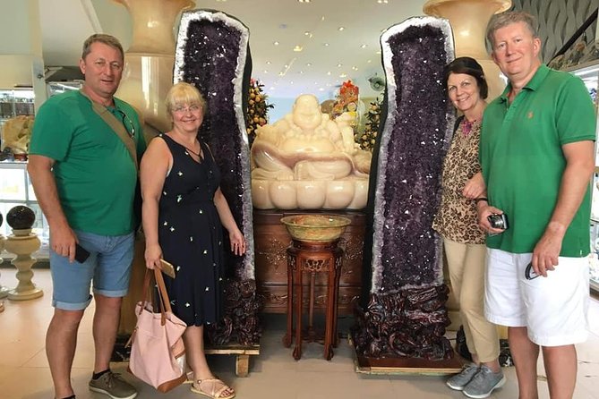 DA NANG NIGHTLIFE Tour with MARBLE MOUNTAIN & LADY BUDDHA STATUE, DRAGON BRIDGE - Vietnamese dinner gives the evening a proper pause