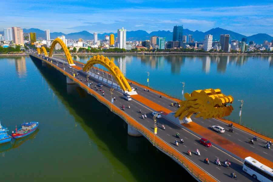 Da Nang: Private City Tour by Scooter with Ao dai Lady Rider - Bridges, riverfront landmarks, and the Dragon Bridge