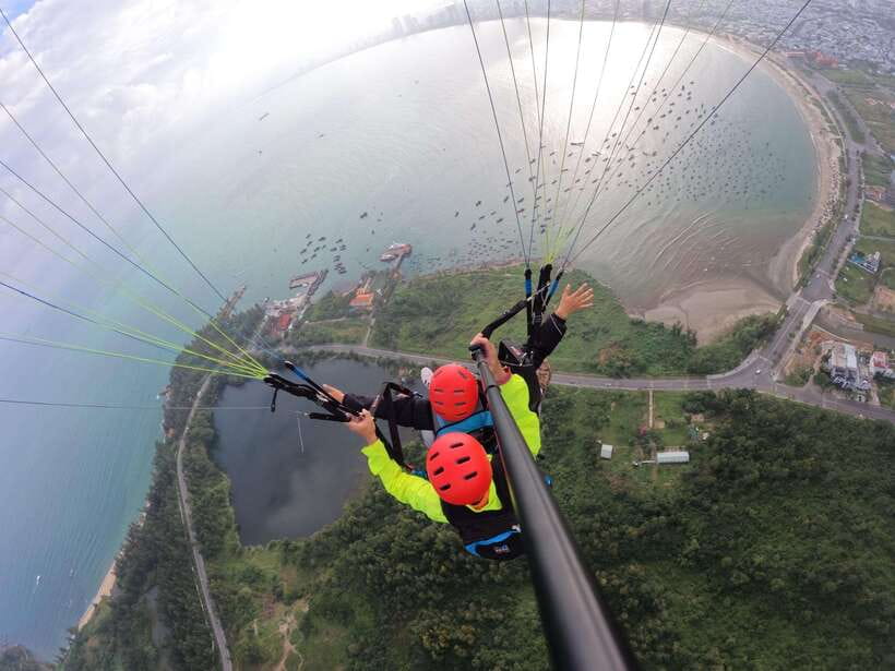 Da Nang Private paragliding experience on Monkey Mountain - Leaving Buu Dai Son Temple for Monkey Mountain