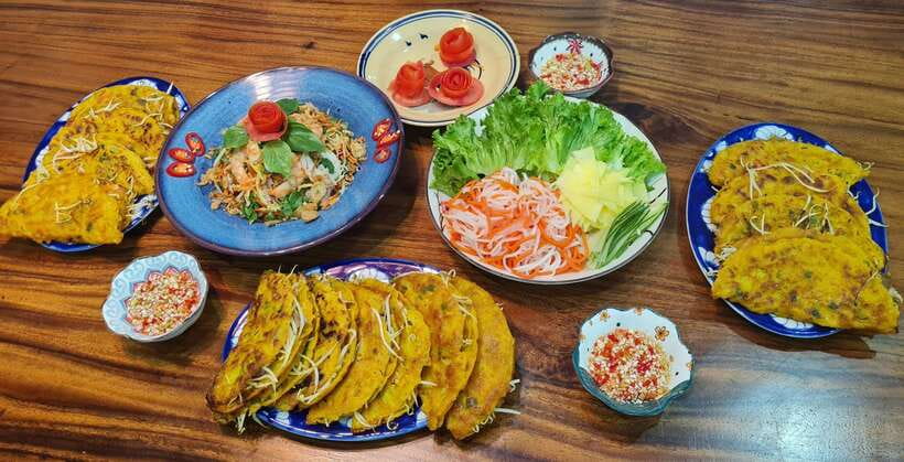 Da Nang Vegetarian Cooking and coffee Class - Eating the food you prepare