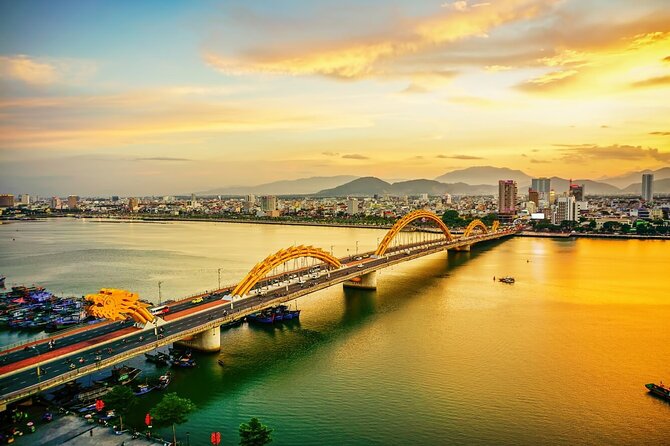 Danang Food City Tour by Motorbike - Private Tour - Han River, Dragon Bridge, and Love Bridge