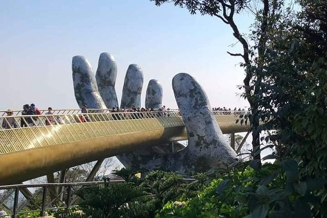 DaNang Fullday Tour-GOLDEN BRIDGE-MARBLE MOUNTAIN-MONKEY MOUNTAIN - Transport, group size, and the daily rhythm