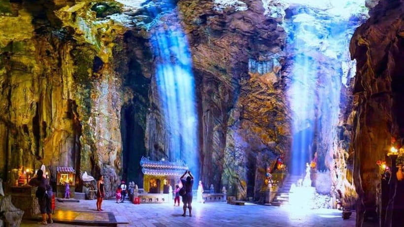 DaNang/HA: Lady Buddha, Marble Mountain & Am Phu Caves Tour - Why this half-day route works