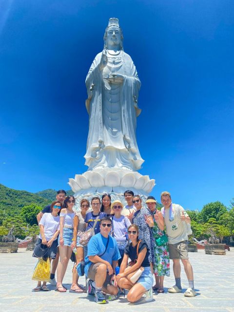 DaNang: Lady Buddha, Marble Mountain, Hoi An Town Group Tour - Entering Hoi An’s old streets after sunset