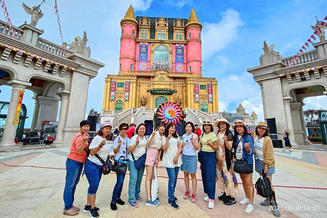 Early Sunrise Tour to Ba Na Hills & Golden Bridge from Da Nang - Riding the cable car to Ba Na Hills