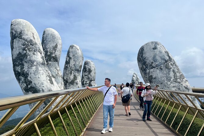 Early tour/ transfer from Hoi An/Da Nang to Golden bridge - The French wine cellar and the limits of the schedule