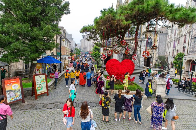Entry ticket: Ba Na Hills and Golden Bridge Cable Car - The first welcome: Buddha, flowers, and mountain air