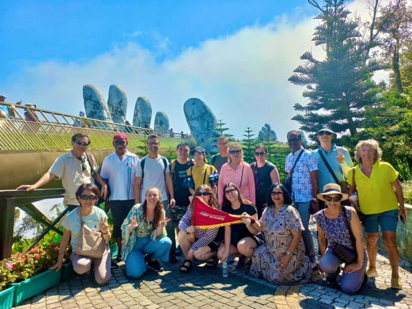 From Da Nang: Ba Na Hills and Golden Bridge tour & options - Taking the cable car up to Ba Na Hills