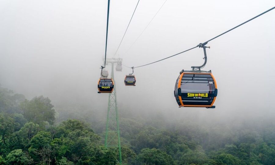 From Da Nang: Ba Na Hills and Golden Bridge tour & options - The ride from Da Nang to the mountain