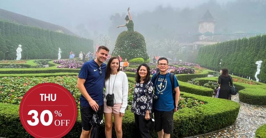 From Da Nang: Full-Day Ba Na Hills and Golden Bridge Tour - Pagodas, gardens, and the 30-meter Buddha