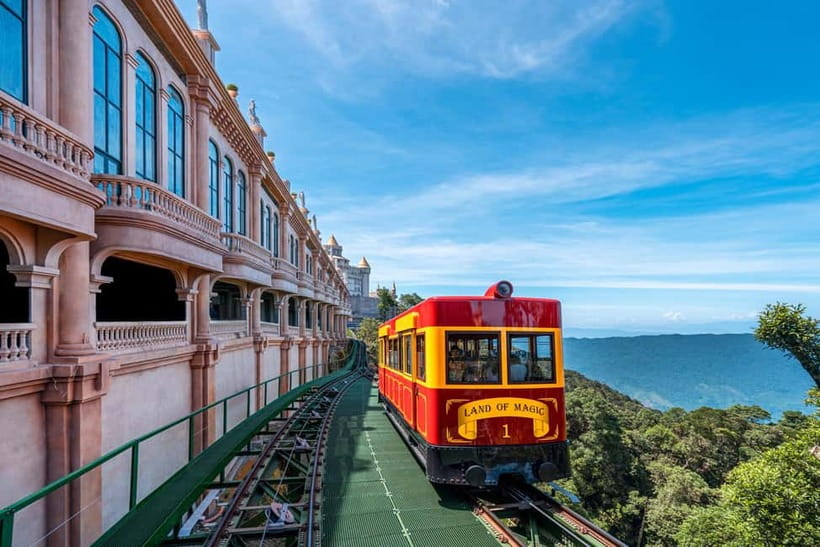 From Da Nang: Golden Bridge Ba Na Hills Full-Day Group Tour - The cable car ride over Ba Na Hills
