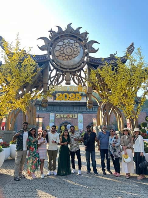 From Da Nang: Golden Bridge Ba Na Hills Full-Day Group Tour - Fantasy Park, French Village, and King Peak after lunch
