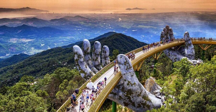 From Da Nang/Hoi An: Ba Na Hills Golden Bridge small group - Le Jardin D’Amour and Linh Ung Pagoda