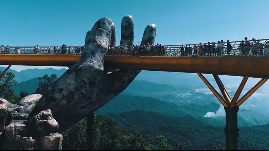 From Da Nang/Hoi An: Ba Na Hills Golden Bridge small group - The return journey and pace of the day