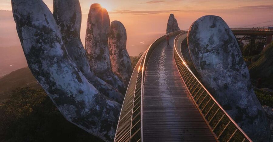 From Da Nang/Hoi An: Golden Bridge Ba Na Hills Full-Day Tour - Flower Garden, Linh Ung Pagoda, and the wine cellar