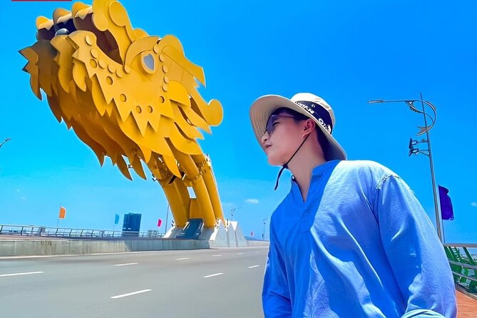 From Danang : Explore Danang City in Half a Day - My Khe Beach finishes with room to breathe