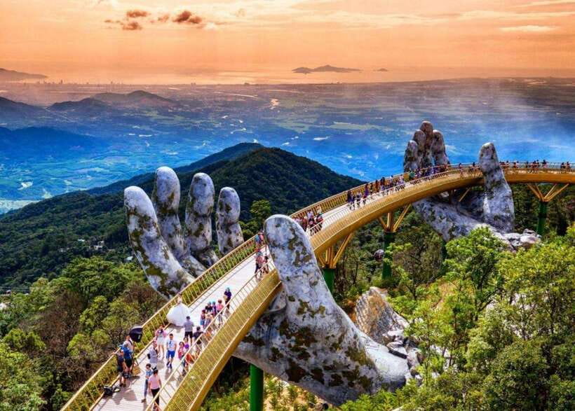 From Hoi An/Da Nang: Ba Na Hills and Golden Bridge Day Trip - French Village and the themed hilltop