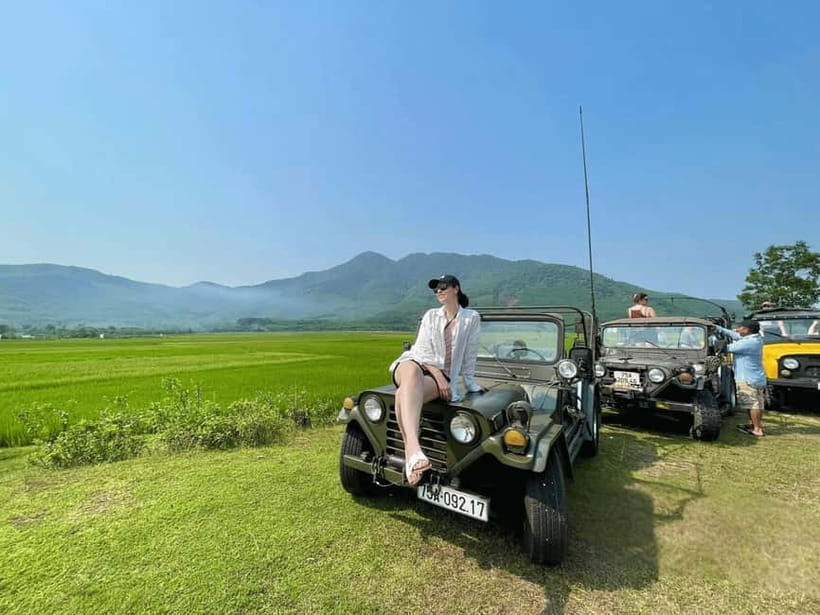 From Hue: Group Jeep Tour to Hoi An via Hai Van Pass - Cooling off at Nhi Ho Waterfall