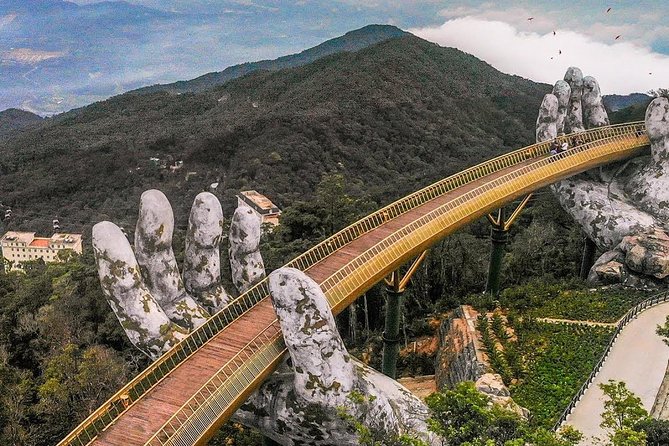 Golden Bridge & Ba Na Hills 1 Day including buffets lunch & 2 ways Cable Car - Le Jardin D’Amour and Linh Ung Pagoda