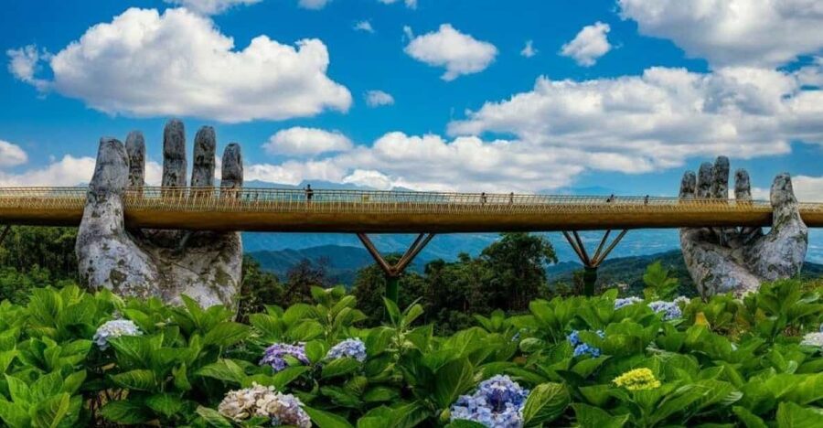 Golden Bridge Ba Na Hills Full-Day Tour from Hoi An/Da Nang - Golden Bridge, Flower Garden, and Linh Ung Pagoda