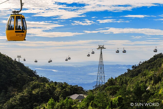 Golden Bridge -Ba Na Hills including buffet lunch ,Cable car 2 way From Da Nang - Walking onto the Golden Bridge