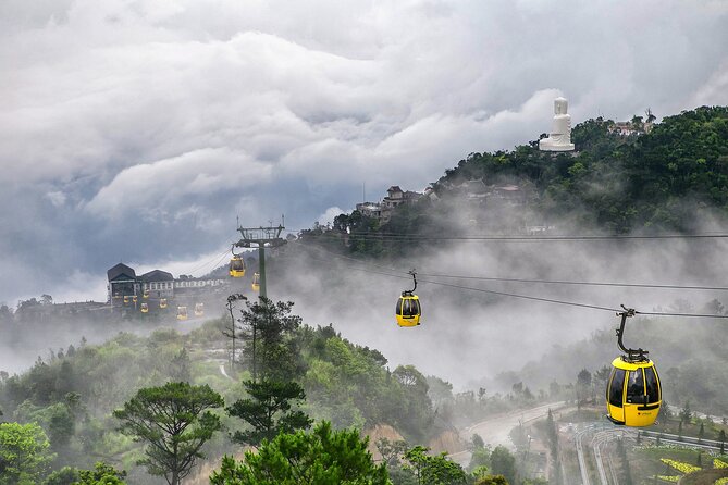 Golden Bridge - Ba Na Hills Private Tour - The cable car ride to the high country