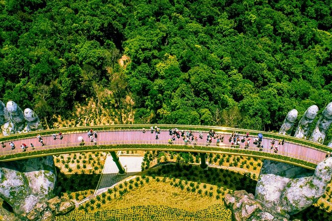Golden Bridge Ba Na Hills with Buffets Lunch 2 ways cable car - What the seven-hour schedule feels like