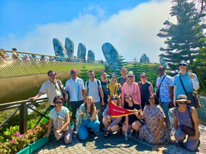Golden Bridge - Bana Hills, Lady buddha and Marble mountains - How the guide affects the day
