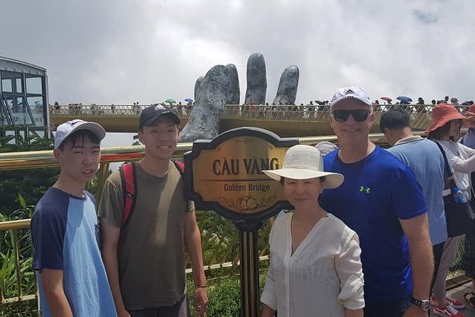 Golden Bridge-Dragon Bridge-Marble Moutain-Monkey Mountain fromHoi An or Da Nang - A big sightseeing day from Hoi An or Da Nang