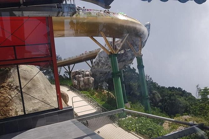 Golden Bridge-Dragon Bridge-Marble Moutain-Monkey Mountain fromHoi An or Da Nang - Marble Mountains, caves, pagodas, and wartime history